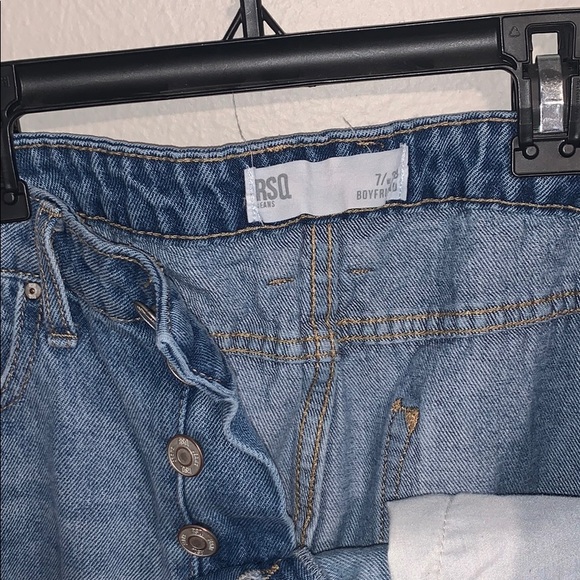 RSQ 7w 28L Blue Ripped Jeans Skinny - Picture 3 of 3